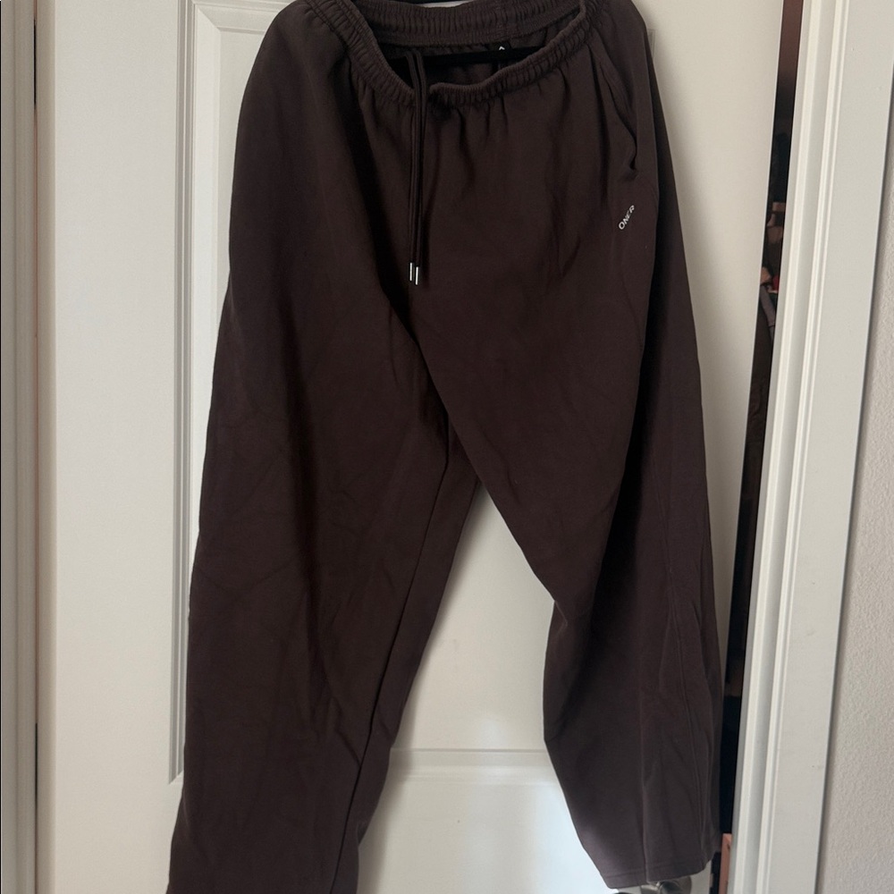 Oner Active Dark Brown Track Pants